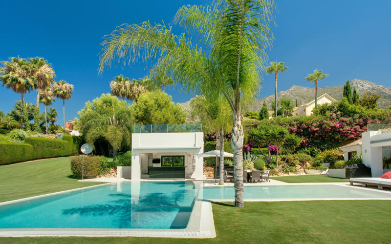 Beautiful pool in luxury property, Spain