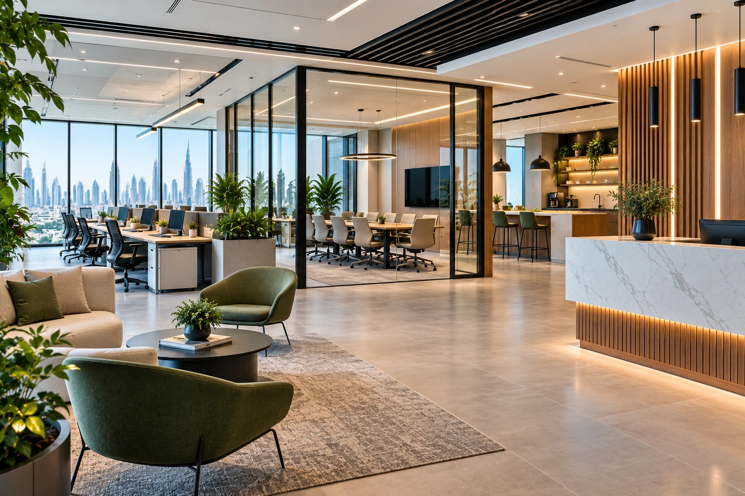 Modern office and commercial renovation ideas in Dubai
